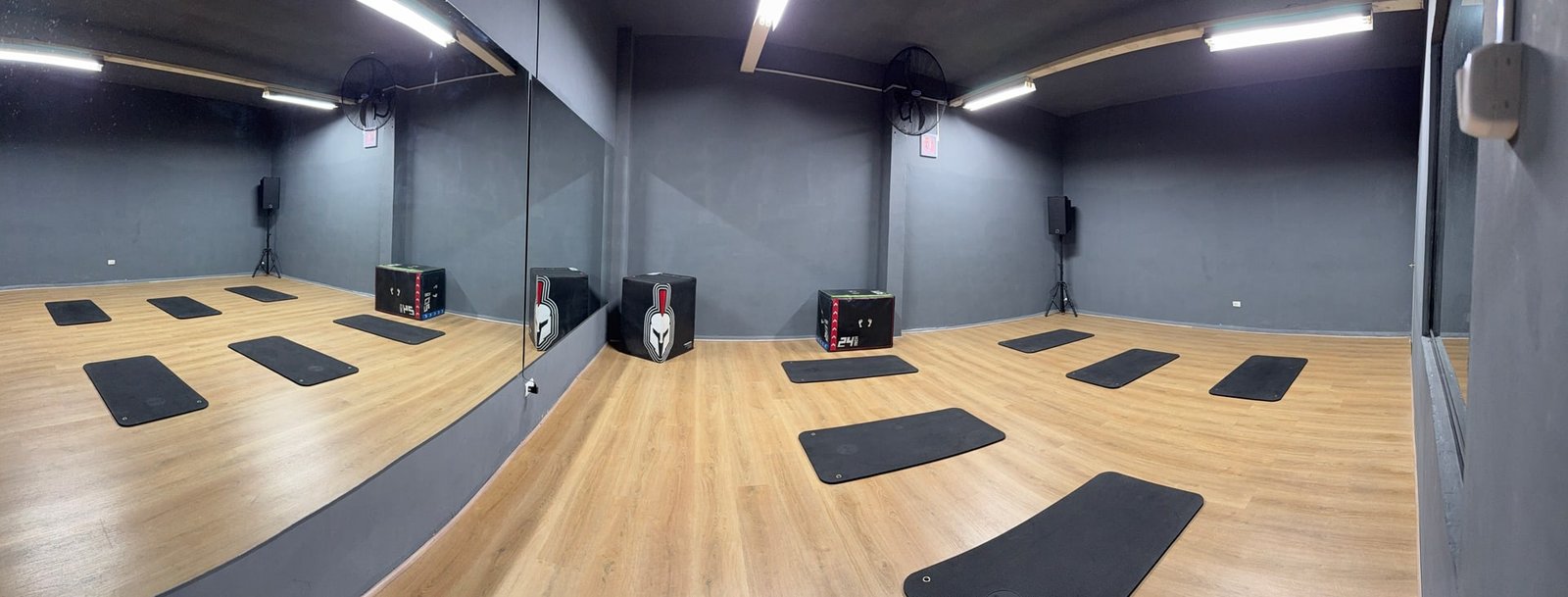 Sala multiuso utilizada para preparación física de Athlon